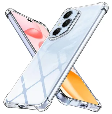 Obrázek produktu pro Techsuit – Odolné průhledné silikonové pouzdro pro Honor 400 Pro – průhledné