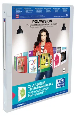 Obrázok produktu pre ELBA 100202277 Prezentačný krúžkový viazač POLYVISION 20 mm bezfarebný(S)