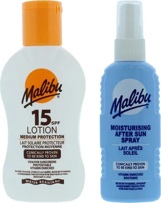 Obrázek produktu pro Malibu SPF15 krém na opalování 100ml + sprej po opalování 100ml