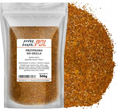 Zdjęcie produktu dla PRZYPRAWA DO GRILLA 500g Aromatyczna mieszanka naturalna jakość Kol-Pol