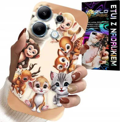 Produktbild von Hülle Für Xiaomi Note 14S - Kinderrücken In Waldtierhülle