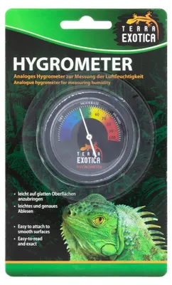 Produktbild von Hygrometer - Analog - Schwarz mit farbiger Skala