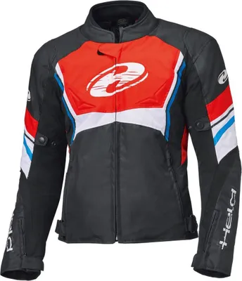 Produktbild von Held Baxley Top wasserdichte Motorrad Textiljacke, schwarz/rot/blau, S