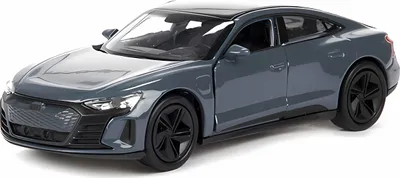Image de AUDI RS E-tron GT Modèle réduit de voiture 12cm en métal WELLY Modèle réduit de voiture Jouet Enfants Cadeau 82 (Anthracite)