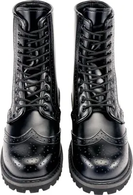 Produktbild von Brandit Boot Uni Budapester 10 Eyes schwarz Basics Leder EU42
