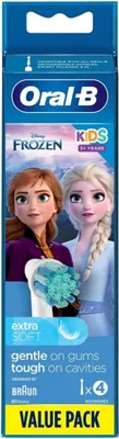 Image de Braun Oral-B EB 10-4K Kids Frozen Brosses à dents adaptables, pack de 4
