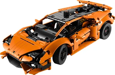 Produktbild von LEGO Technic Lamborghini Huracán Tecnica Orange Set, Sportwagen-Spielzeug für Kinder ab 9 Jahren, Jungen und Mädchen, Modellauto für kreatives Spielen, Dekoration, Geschenk-Idee zum Geburtstag 42196