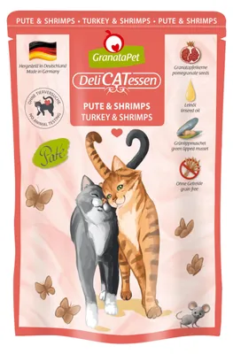Productafbeelding van GranataPet DeliCATessen, kip en garnalen, 6 porties van 85g