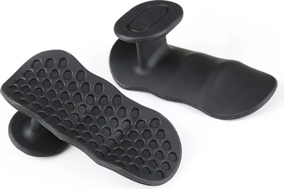 Produktbild von INF Silikon Handflächenschutz für Gewichtheben Schwarz