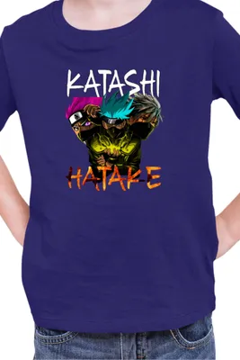 Immagine prodotto di Maglietta per bambini Naruto Kakashi Hatake 09, 12-13 Jahr - 152 , Bleu foncé