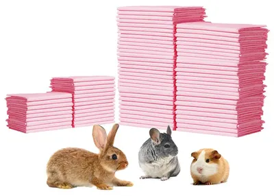 100 Saugkissen für Kaninchen, 45,7x33 cm, superabsorbierend