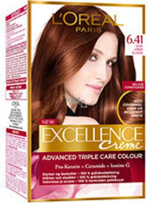 Produktbild von L'Oreal Excellence Creme Hair Color 7.43 Blonde copper