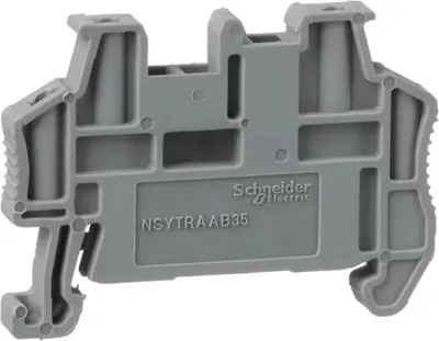Obrázok produktu pre Schneider Electric NSYTR koncová svorka, nacvakávacia, 5,2 mm, pre DIN lišty 35 mm NSYTRAAB35