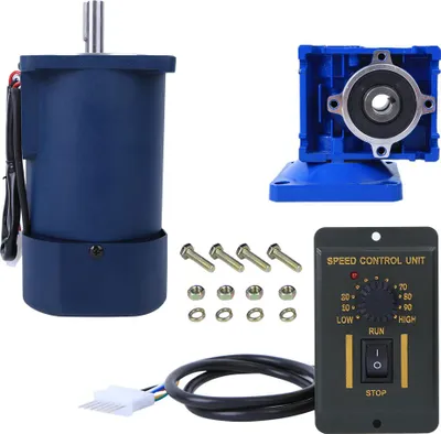Obrázek produktu pro 90W šnekový motor 220VAC 5IK90RGN RV30 regulátor otáček pro stroje a zařízení (převodový poměr 20k)