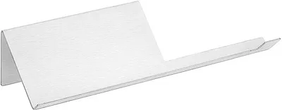 Produktbild von BIVA Toilettenpapierhalter mit Ablage Edelstahl matt 270x58x83 mm für Bad & WC >> zum Kleben