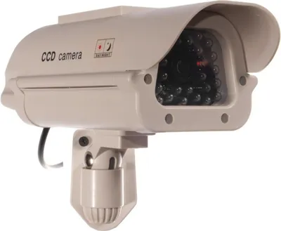Produktbild von Kamera Dummy LED Überwachung Attrappe Alarmanlage Fake CCTV Camera Solar Panel
