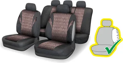 Produktbild von Compass Accessories JACK Sitzschonbezug Sitzbezüge Set Vorne und Hinten Polyester