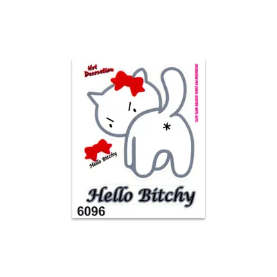 Immagine prodotto di Adesivo Hello Bitchy 10 x 12 cm