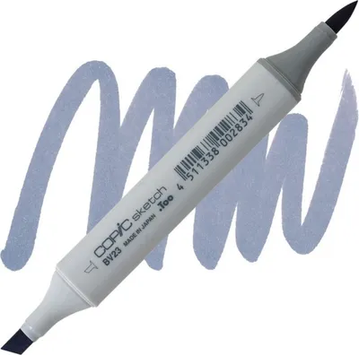 Obrázek produktu pro Lihová fixa COPIC Sketch oboustranná Brush & Chisel, BV23 Grayish lavender