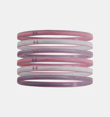 Produktbild von Under Armour UA Mini Headbands (6pk)-PNK Mauve Pink OSFA