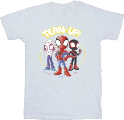 Produktbild von Marvel - "Spidey And His Amazing Friends" T-Shirt für Herren BI45545 (XL) (Weiß)