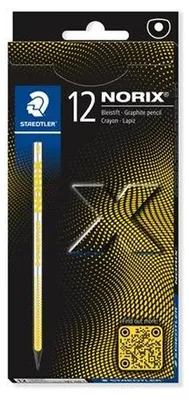 Obrázok produktu pre Grafitová ceruzka "Norix 181", žltá, 12 ks, HB, sada, STAEDTLER 181 HB-1