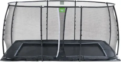 Zdjęcie produktu dla EXIT Dynamic Trampolina 244x427cm, z Siatką, Wkopywana, Czarny