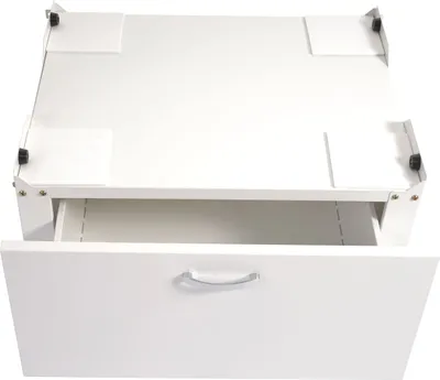 Obrázek produktu pro Spodní skříňka na pračku HWC-E50, soklová podnož, zásuvka 33x61x52cm  bílá