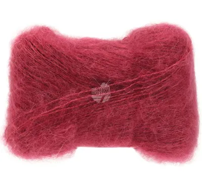A ball of yarn on a white background.