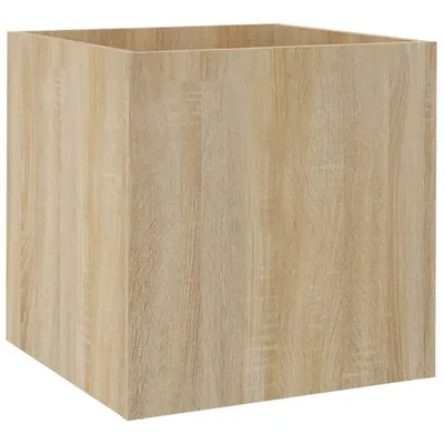 Image de Jardinière Chêne sonoma 40x40x40 cm Bois d'ingénierie