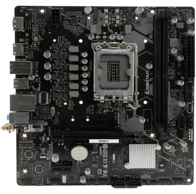 Produktbild von Biostar H610MT-E, Intel, LGA 1700, Intel® Celeron®, Intel Core i3 12th Gen, Intel Core i3 13th Gen, Intel Core i5 12th Gen, Intel..., DDR4-SDRAM, 64 GB, DIMM