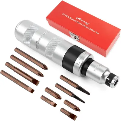 Productafbeelding van Schlagschroefset, 1/2 inch, met S2-bits, 12-delig