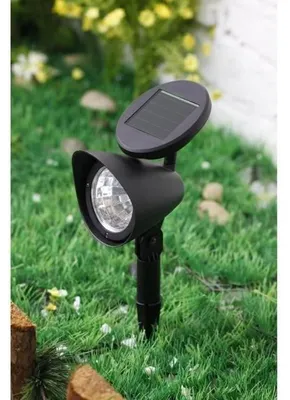 Obrázok produktu pre Galix solárna lampa, plast, čierna, O19,5cm, s batériou