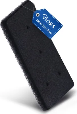 Produktbild von Schaumfilter passend wie Whirlpool 481010716911 230x115mm Sockelfilter für Trockner