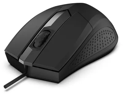 Image de Souris filaire Rebeltec Focus, optique, USB, noire