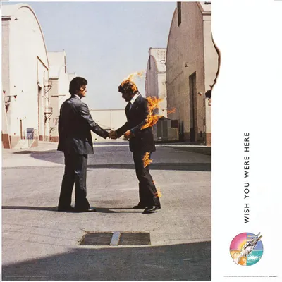 Zdjęcie produktu dla Pink Floyd – „Wish You Were Here” – okładka w formacie 12 cali – 31 x 31 cm – plakat