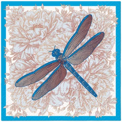 Produktbild von Servietten 33x33 cm - Dragonblue