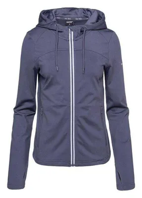 Productafbeelding van Hi-Tec - "Tolin" hoodie met volledige rits voor dames, model PP14747 (maat XS) (graphietgrijs)