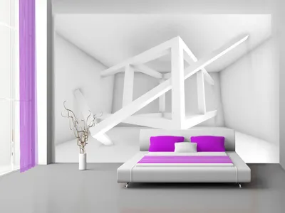 Produktbild von Vlies Fototapete 3d Effekt 350x256 cm Tapeten Wandtapete XXL Abstrakt optische Täuschung f-A-0097-a-d