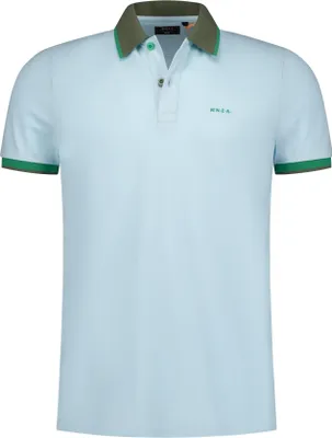 Produktbild von Neuseeland-Poloshirt kurzarm hellblau