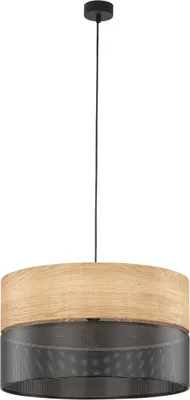 Obrázek produktu pro Černá dřevěná závěsná lampa nad stolem TK-Lighting 4798