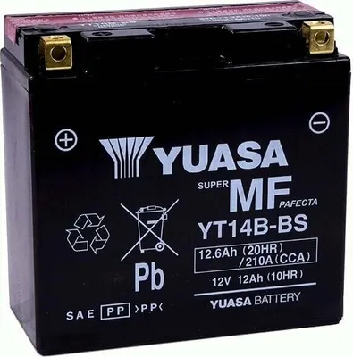 Obrázok produktu pre Yuasa Battery YT14B-BS Moto batéria