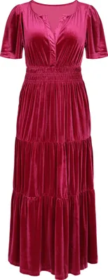 Produktbild von NAEMI damen kleid - wine rot, M