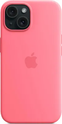 Image de Apple Silicone Backcover MagSafe pour l'Apple iPhone 15 - Rose