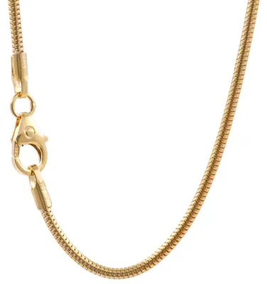 Produktbild von Goldkette Schlangenkette Länge 45cm - Breite 1,4mm - 585-14 Karat Gold