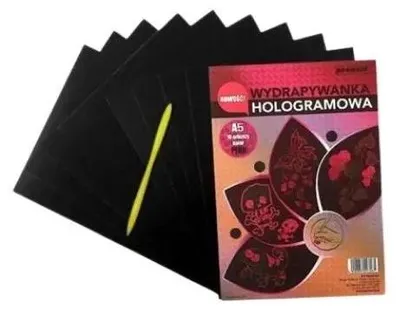 Image de Gravure holographique A5 rose - Penword