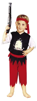 Produktbild von Kostüm Pirat Piratenkostüm Seeräuber Freibeuter für Kinder Kinderkostüm Gr. 98 - 116, Größe:110