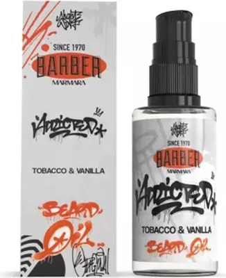 Image de Huile à barbe Marmara Barber 50 ml, arôme tabac et vanille