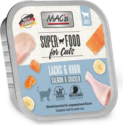 Immagine prodotto di MAC's Cat Salmone & Pollo 85gx16