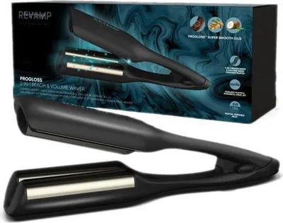 Obrázek produktu pro REVAMP Progloss 2-in-1 Beach & Volume Waver WV-3000 Černá